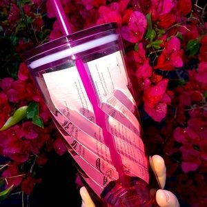 Starbucks Pink Glass Tumbler